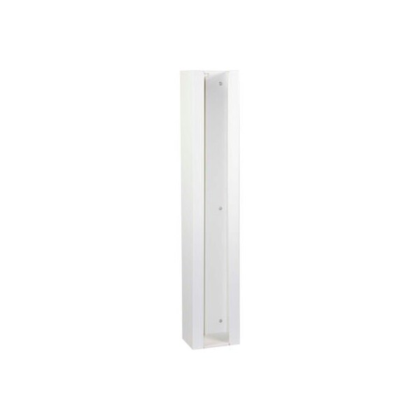 Trippnt TrippNT Vertical Glove Box and Kimwipe Holder with Magnet Mount, 6"W x 4"D x 31"H, White 50481 - main
